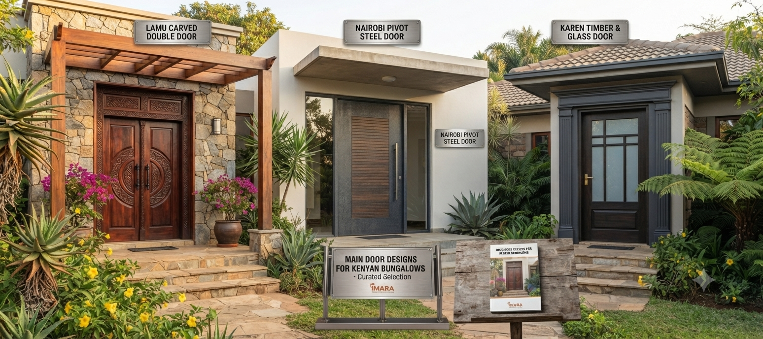 Main Door Designs for Kenyan Bungalows